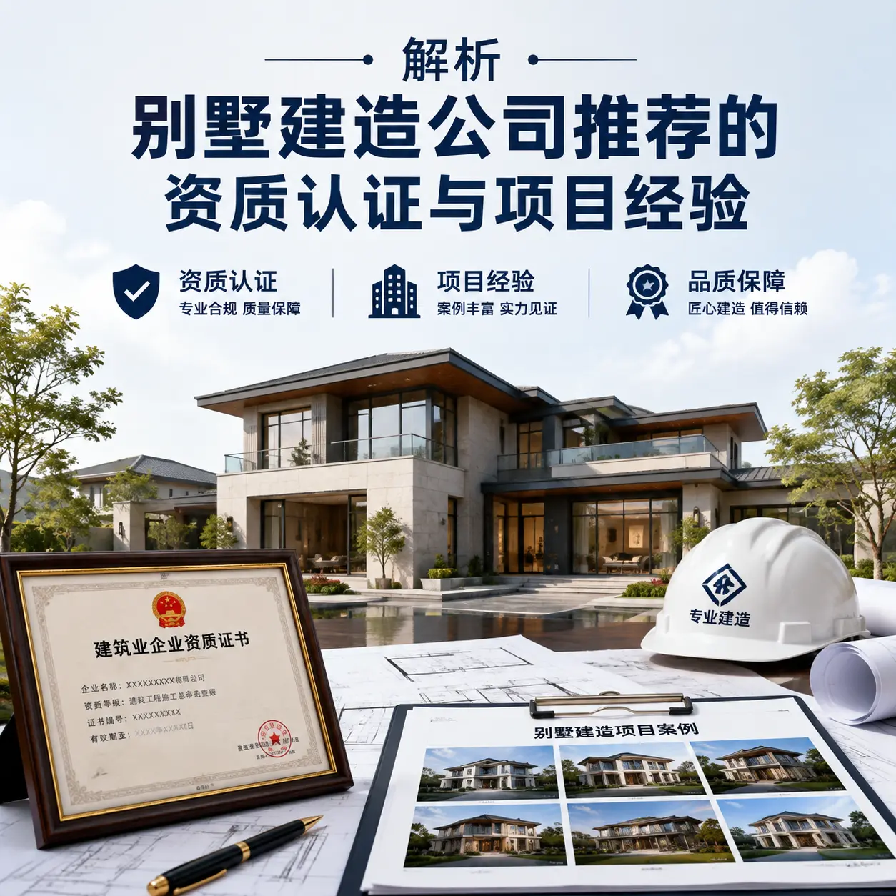 解析 六枝特 别墅建造公司推荐的资质认证与项目经验