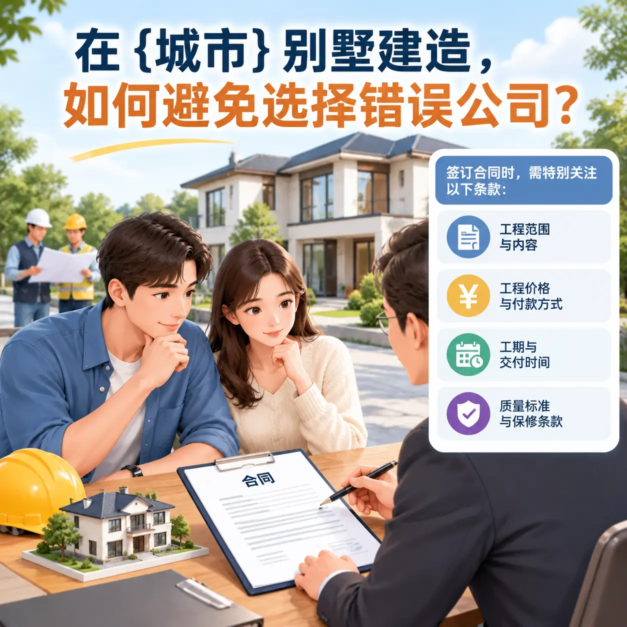 在 六枝特 别墅建造,如何避免选择错误公司?