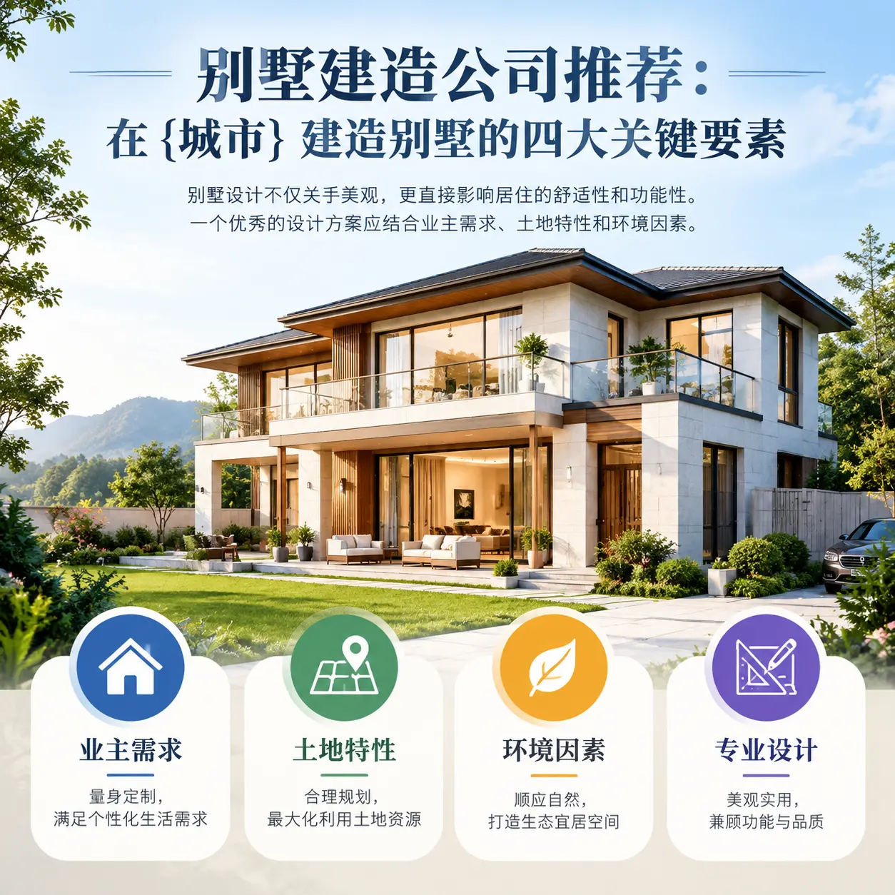 别墅建造公司推荐:在 六枝特 建造别墅的四大关键要素